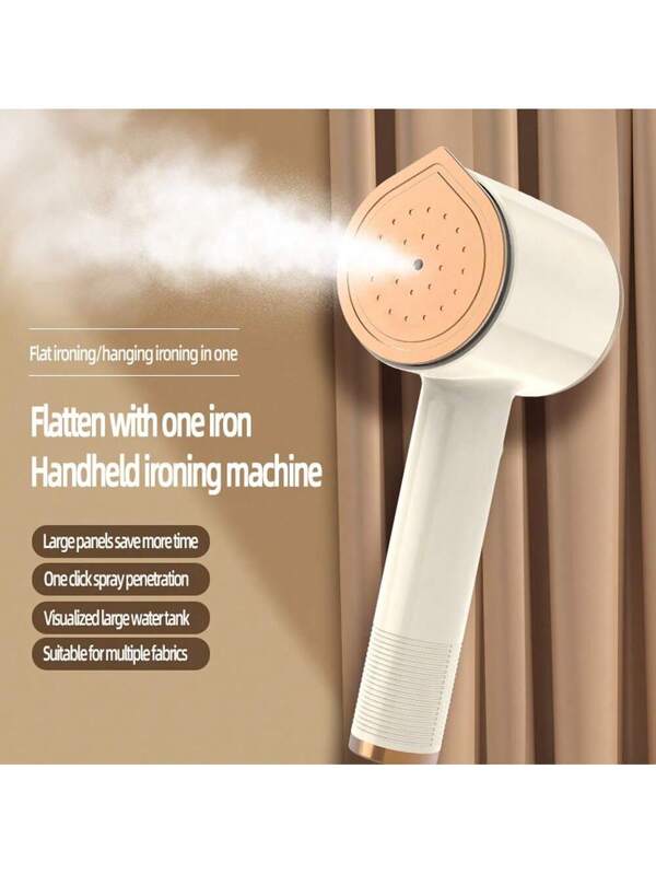 1pc Portable Mini Ironing Machine Handheld Steamer And Iron For Clothes Mini Steam Iron Support Dry And Wet Ironing US A Type Plug(110-127V)
